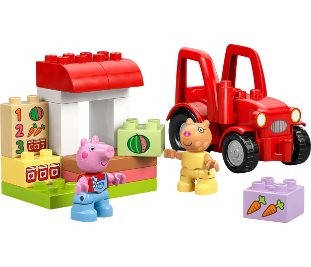 LEGO DUPLO 10468 Peppa Ciągnik i rynek - 1489541 - zdjęcie 3